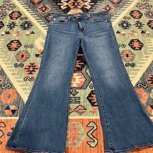 Low Rise Flare Jeans